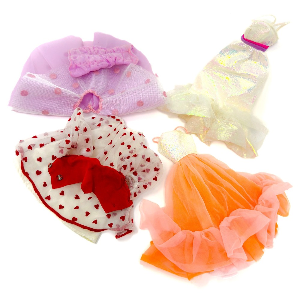 Mattel Barbie Doll Clothes Lot Peaches N Cream Loving You Lavender Looks Crystal